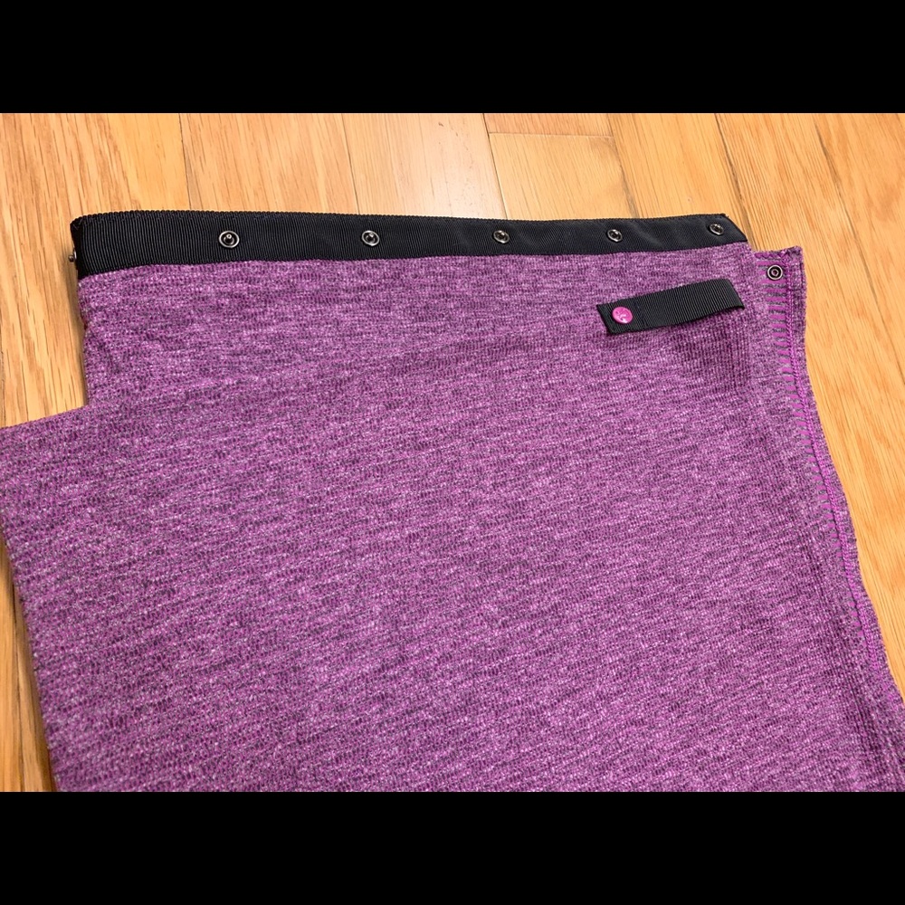 Vintage Lululemon Vinyasa Scarf. Pique. Ultraviolet Black. - Picture 4 of 7